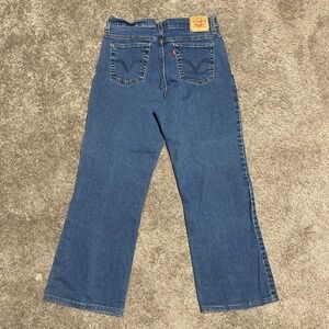 Levi's perfectly slimming boot cut jeans